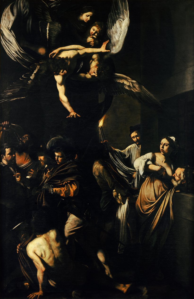 As sete obras de misericórdia de Michelangelo Merisi da  Caravaggio