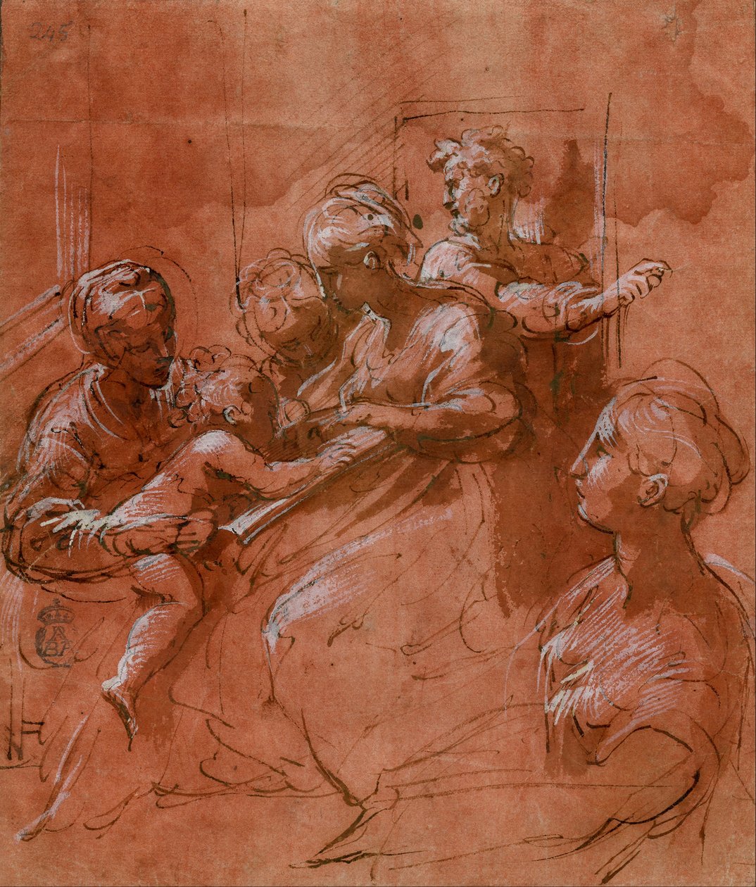 Casamento místico de Santa Catarina de Parmigianino
