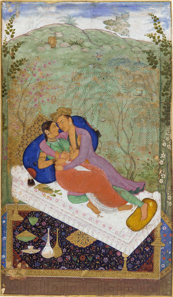 Amantes, c1597. de   Manohar