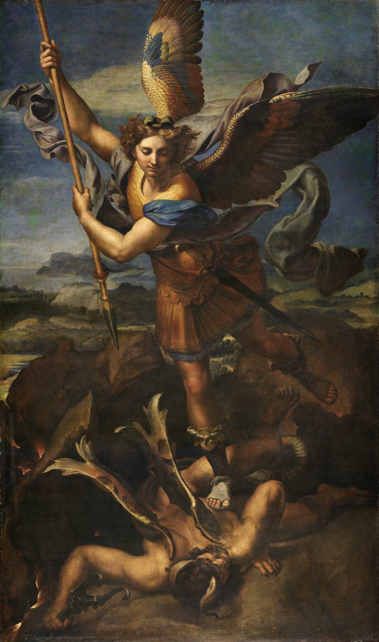 São Miguel Vencendo Satanás de Raphael