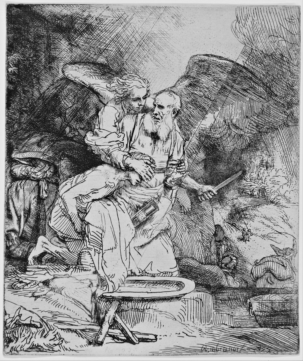 Sacrifício de Abraão de Rembrandt van Rijn