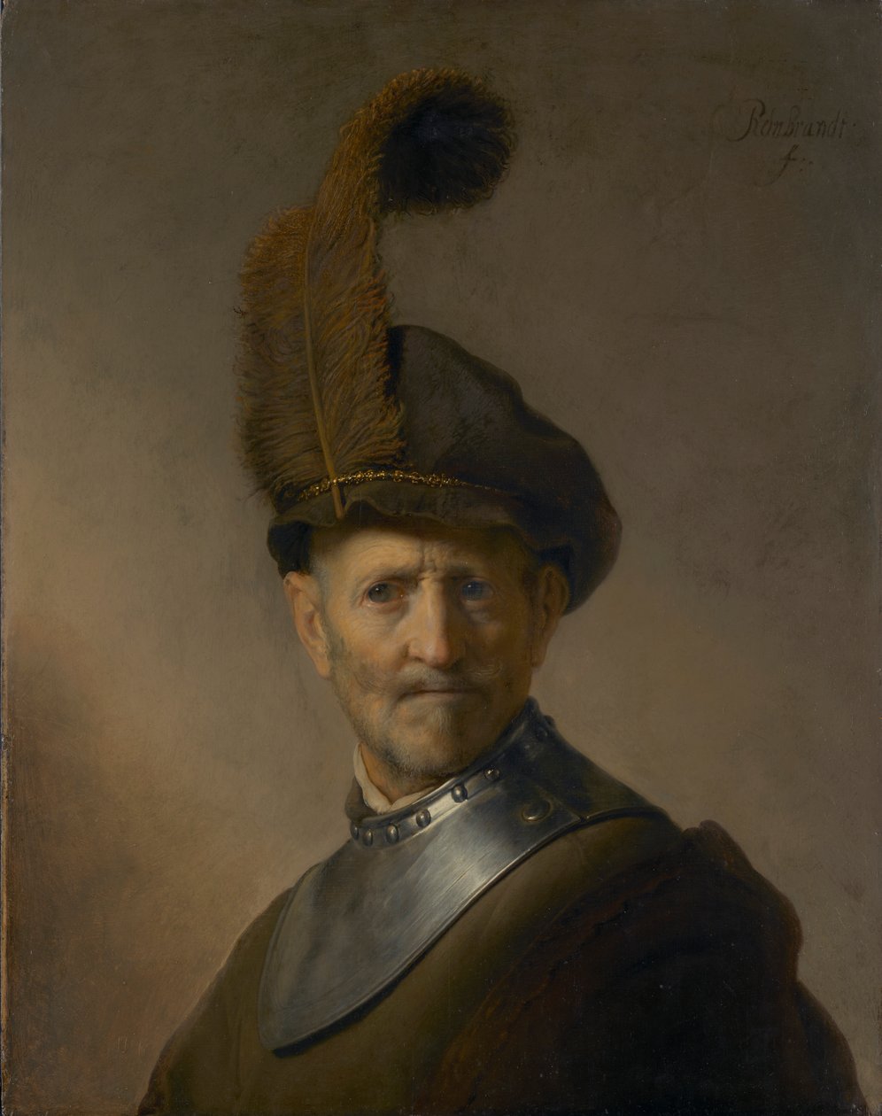 Retrato de um Homem, talvez pai de Rembrandt, Harmen Gerritsz van Rijn Editar isto na Wikidata de Rembrandt