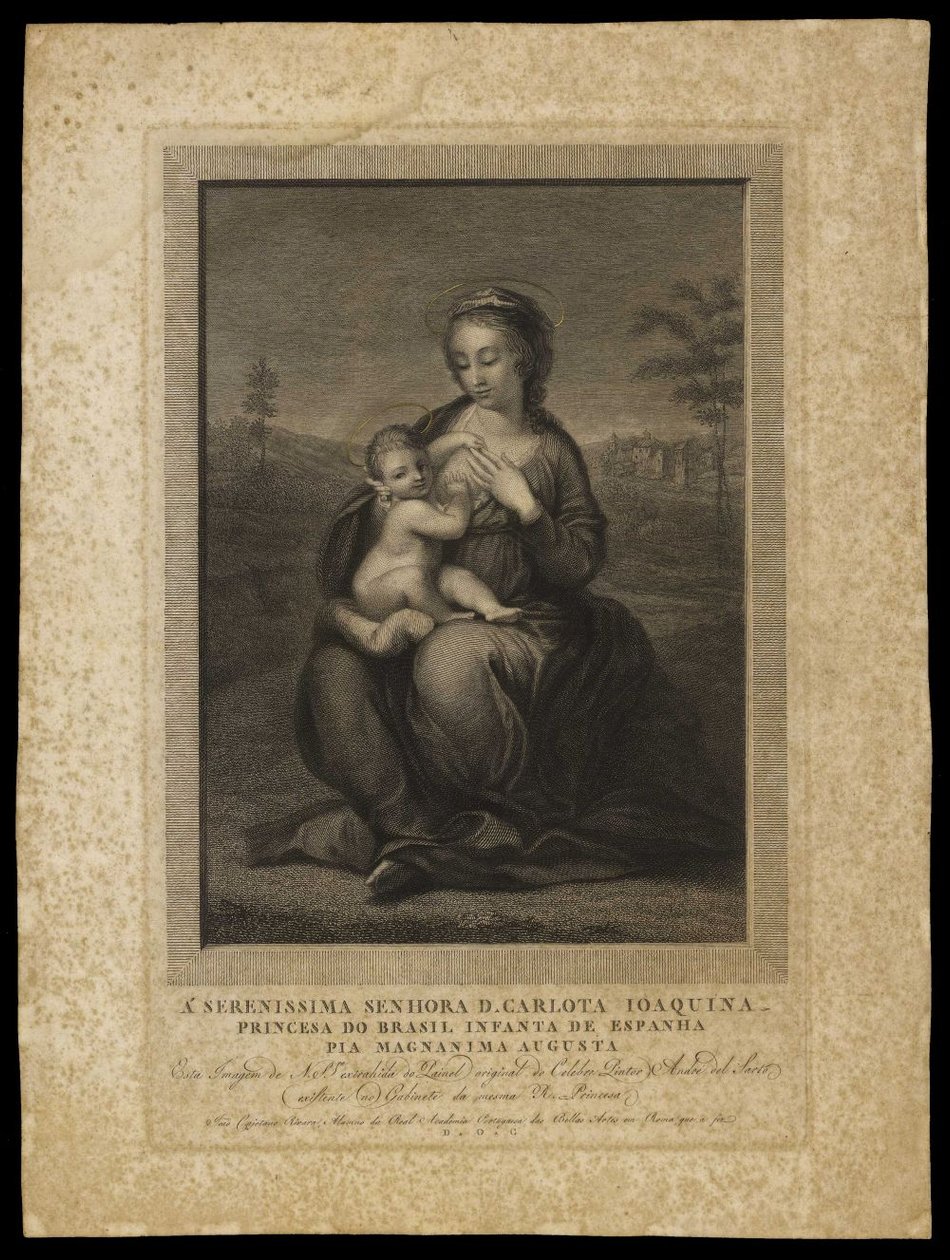 Madonna e criança de Andrea del (after) Sarto