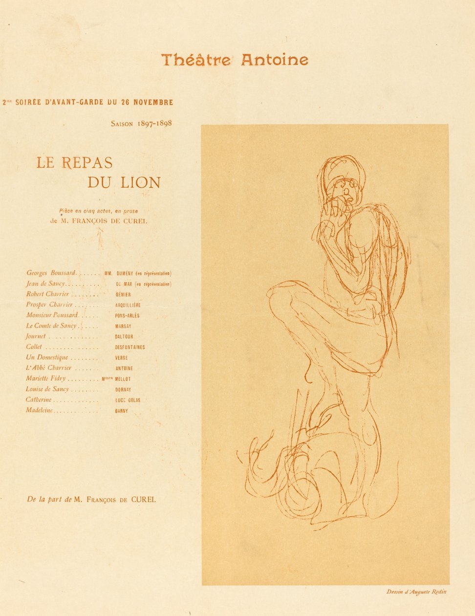 Refeição do Leão de Auguste Rodin