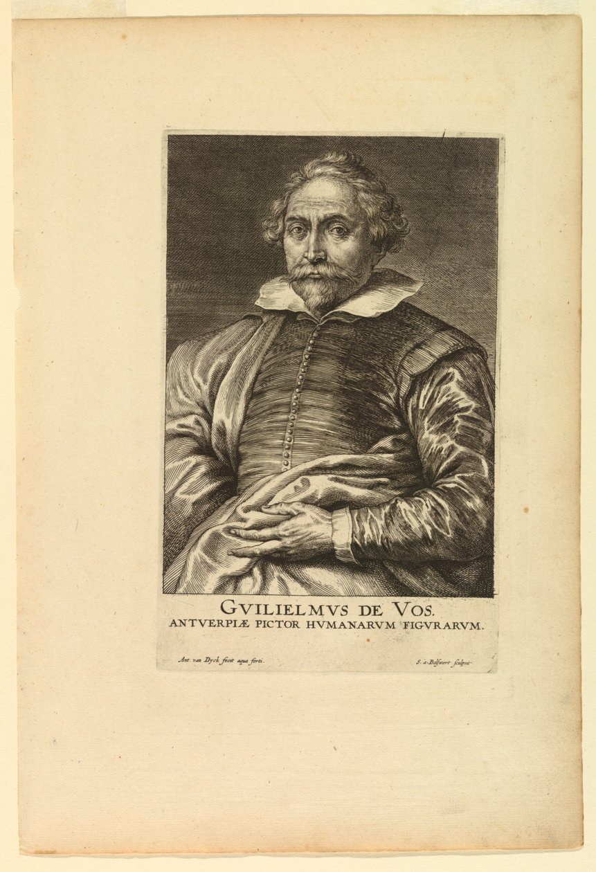 Retrato de Willem de Vos, dos Ícones dos Príncipes dos Homens de after Anthony van Dyck