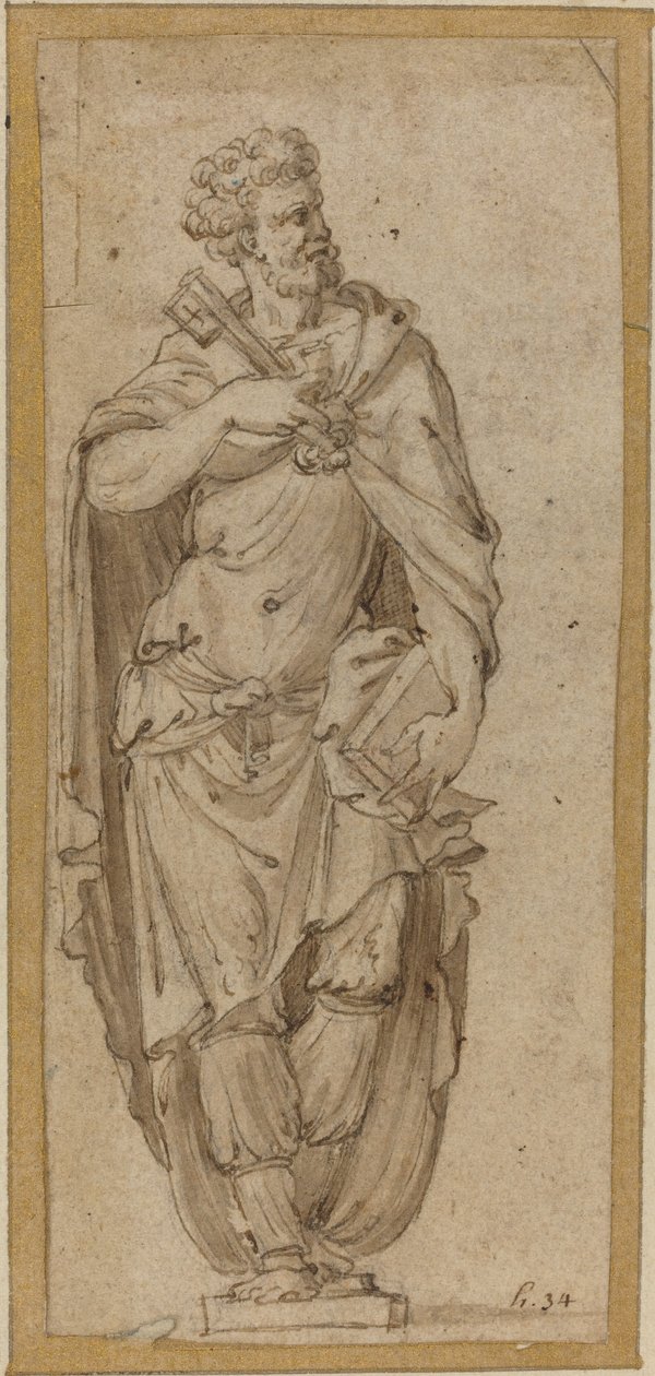 São Pedro de after Francesco Salviati