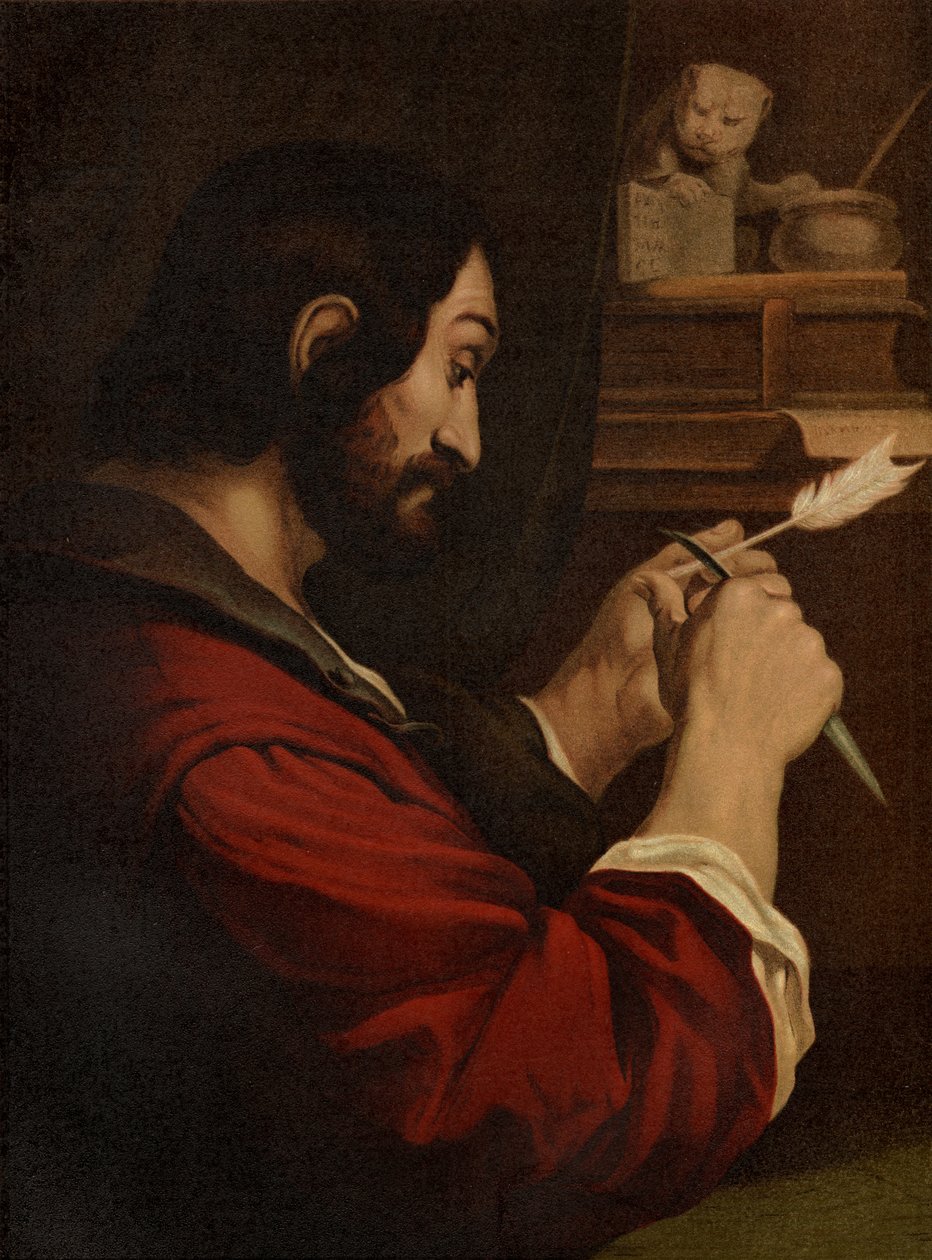 O evangelista Marcos de after Guercino