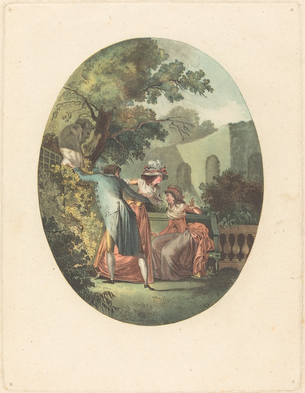 La Statue du dieu Pan (Estátua do Deus Pan) de after Henri Nicolas van Gorp