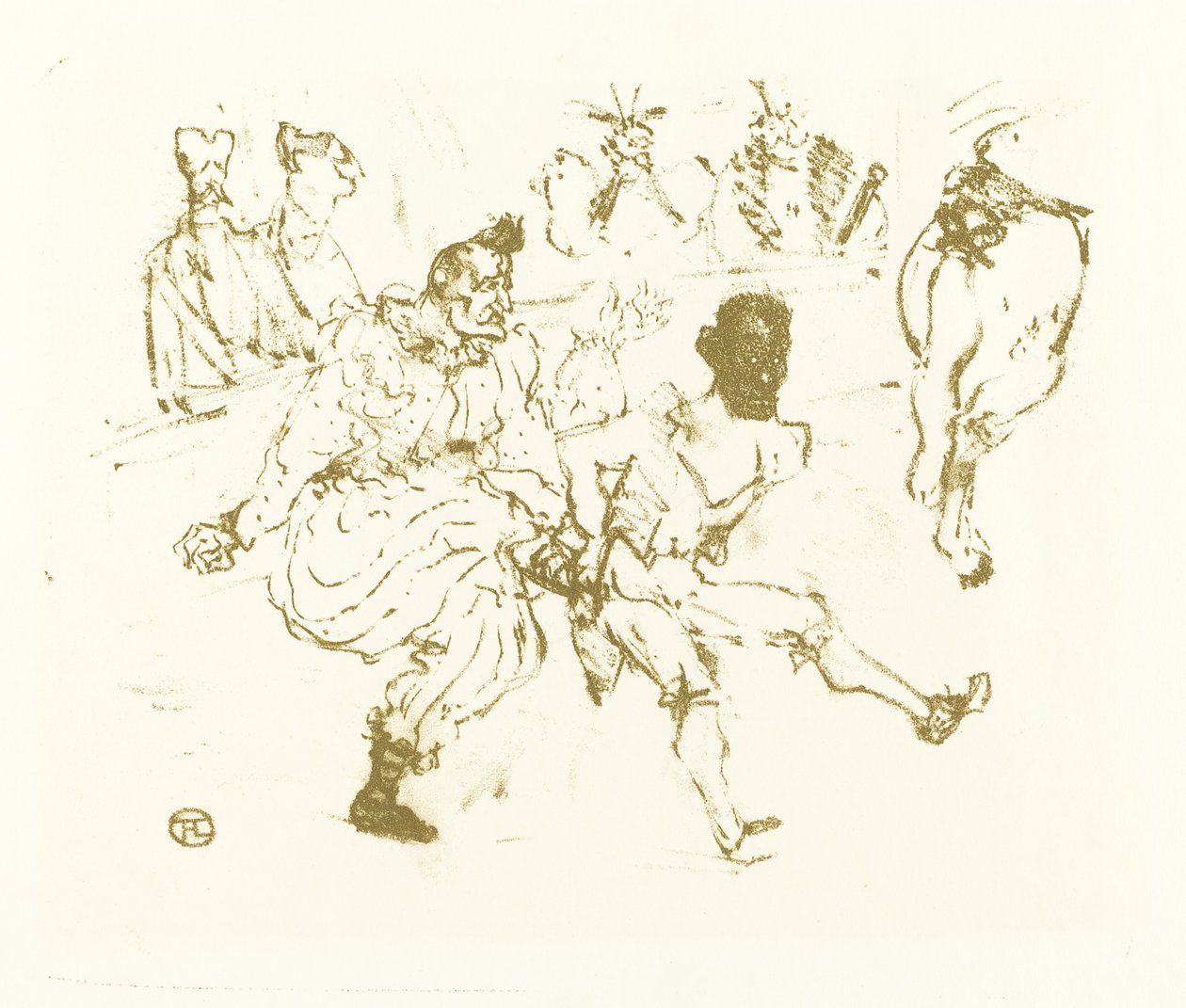 Footit e Chocolat (Footit et Chocolat) de after Henri de Toulouse Lautrec