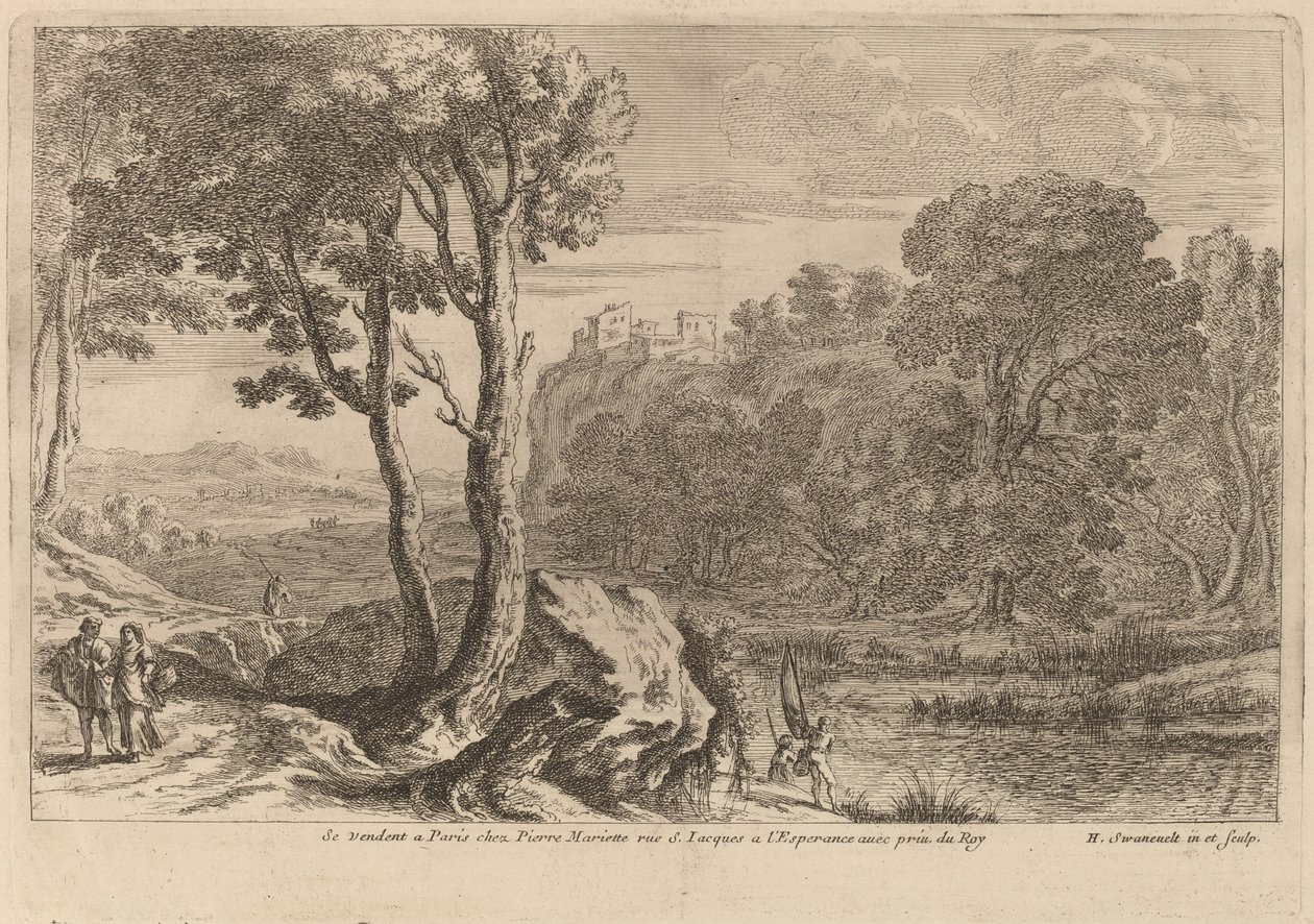 Os Pescadores de after Herman van Swanevelt