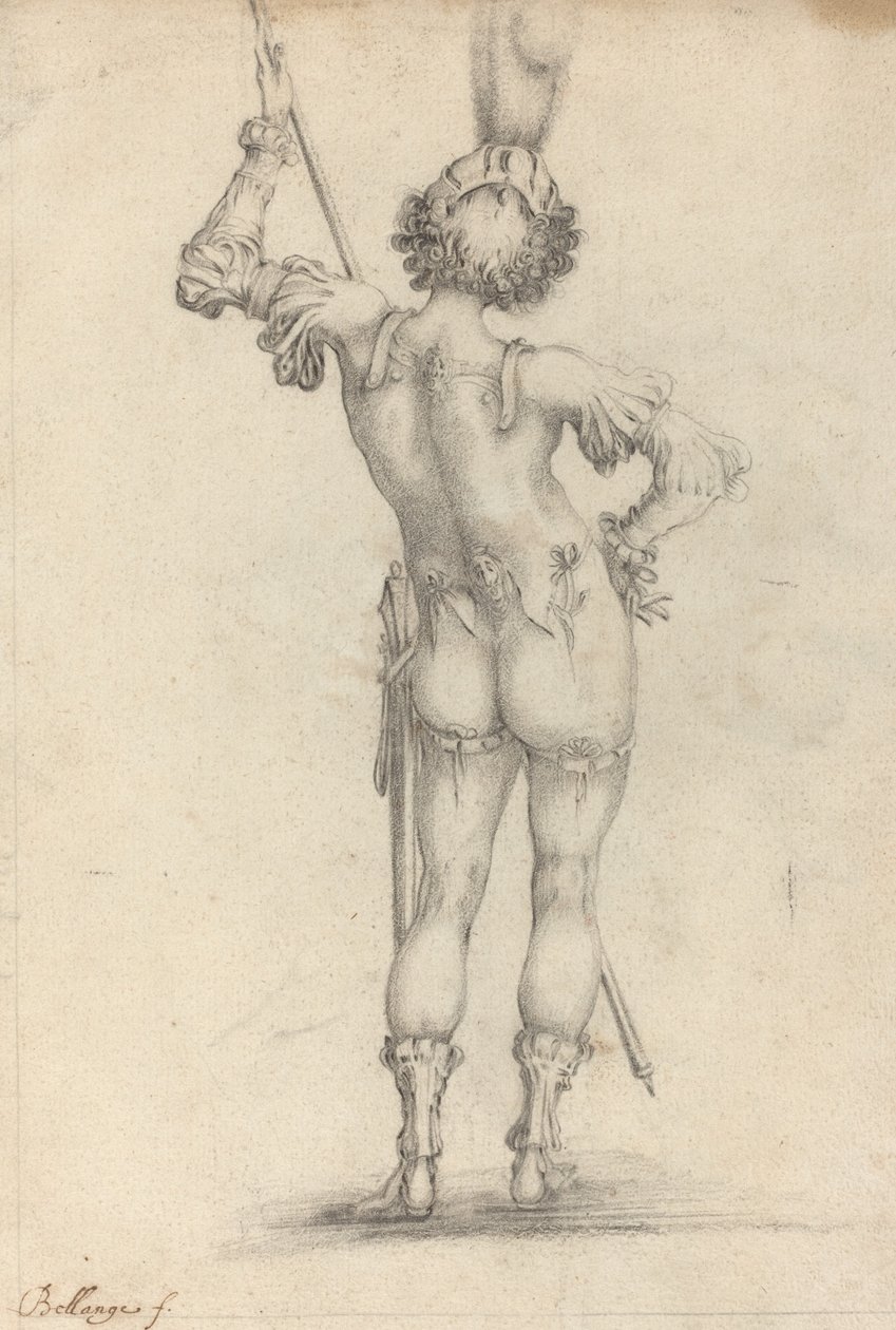 Figura em pé [reto] de after Jacques Bellange