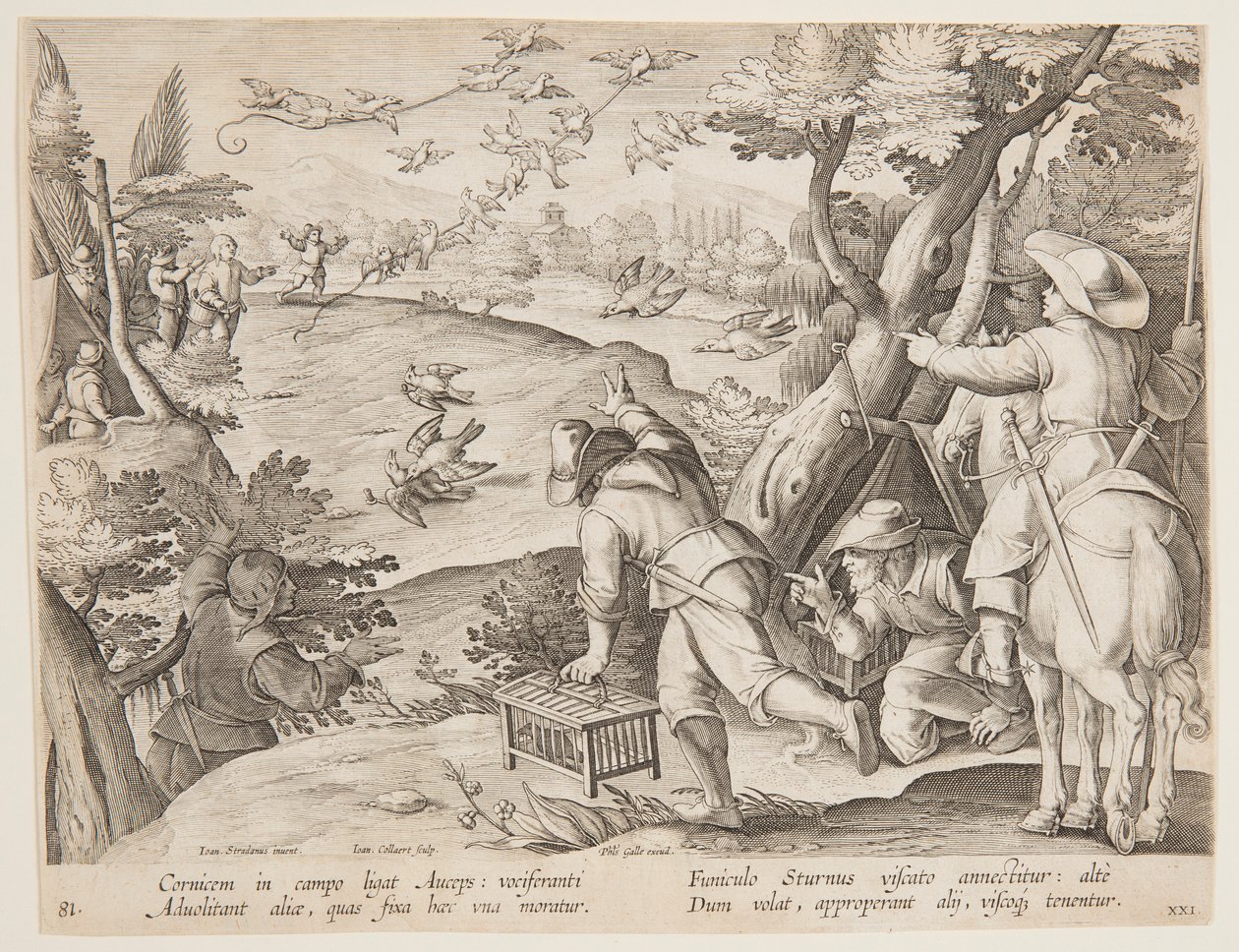 caça de after Jan van der Straet, called Stradanus