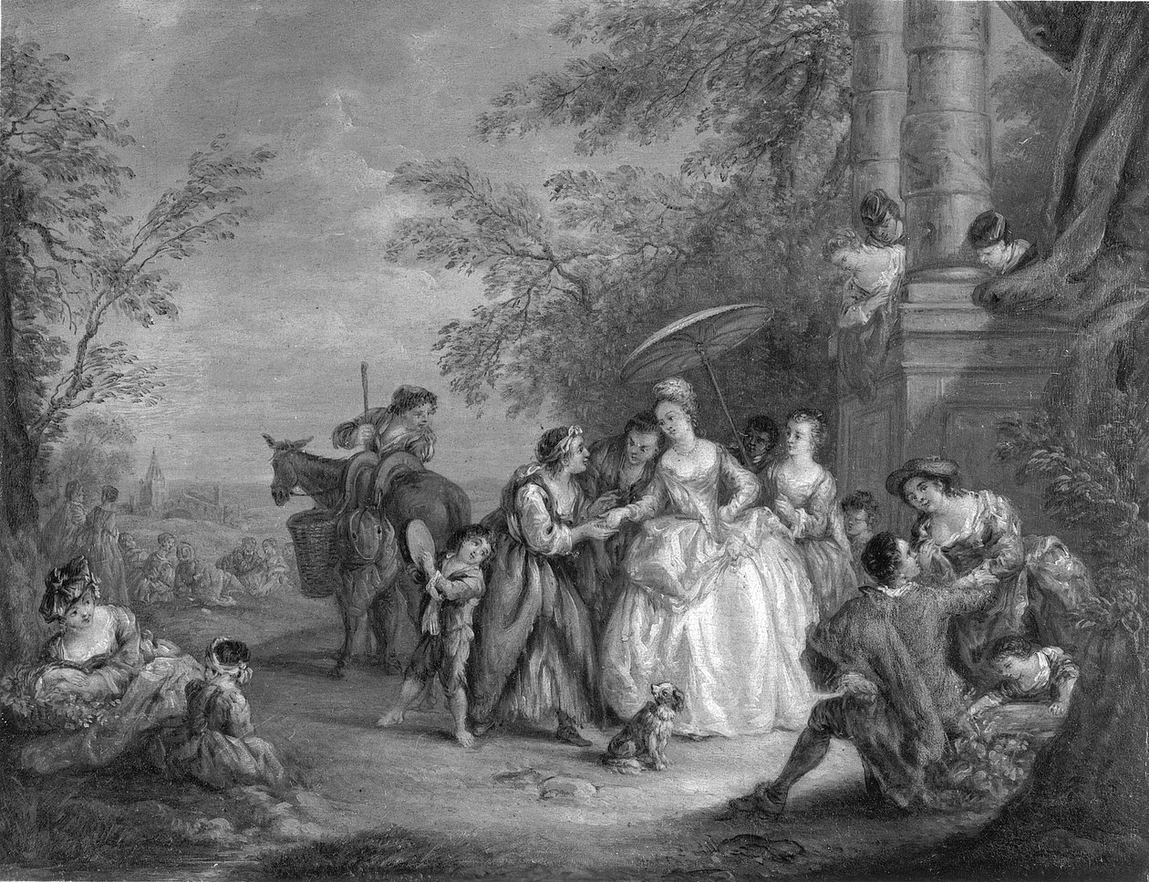 La Bonne Aventure (A Boa Aventura) de after Jean Baptiste Joseph Pater