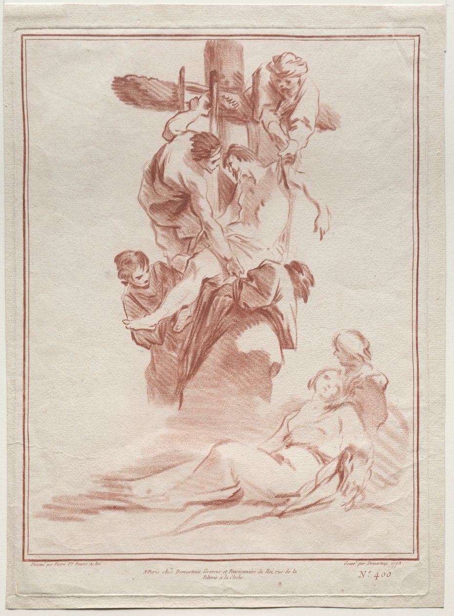A descida da cruz de after Jean Baptiste Marie Pierre