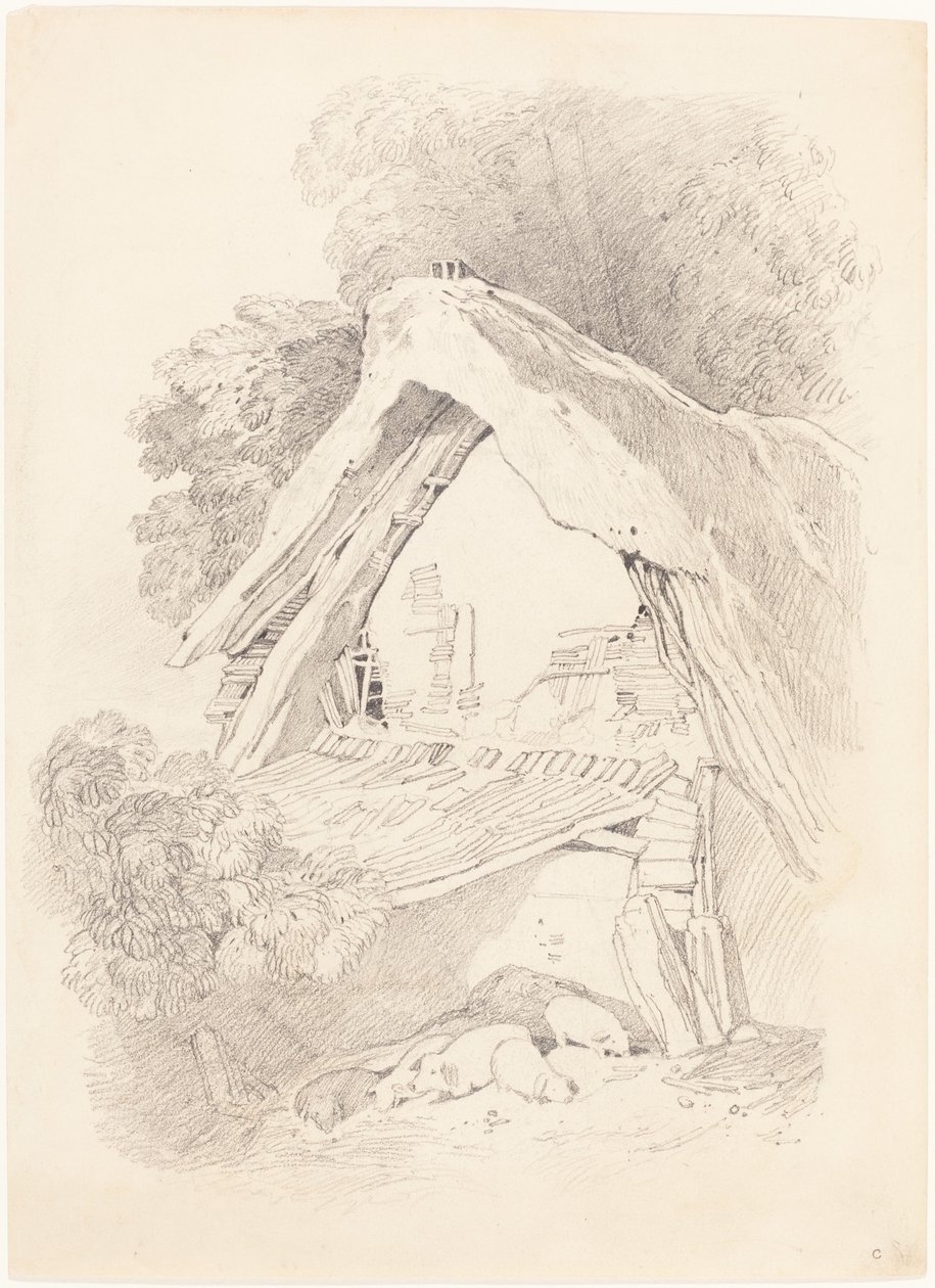 Chalé em Diss de after John Sell Cotman British 19th Century