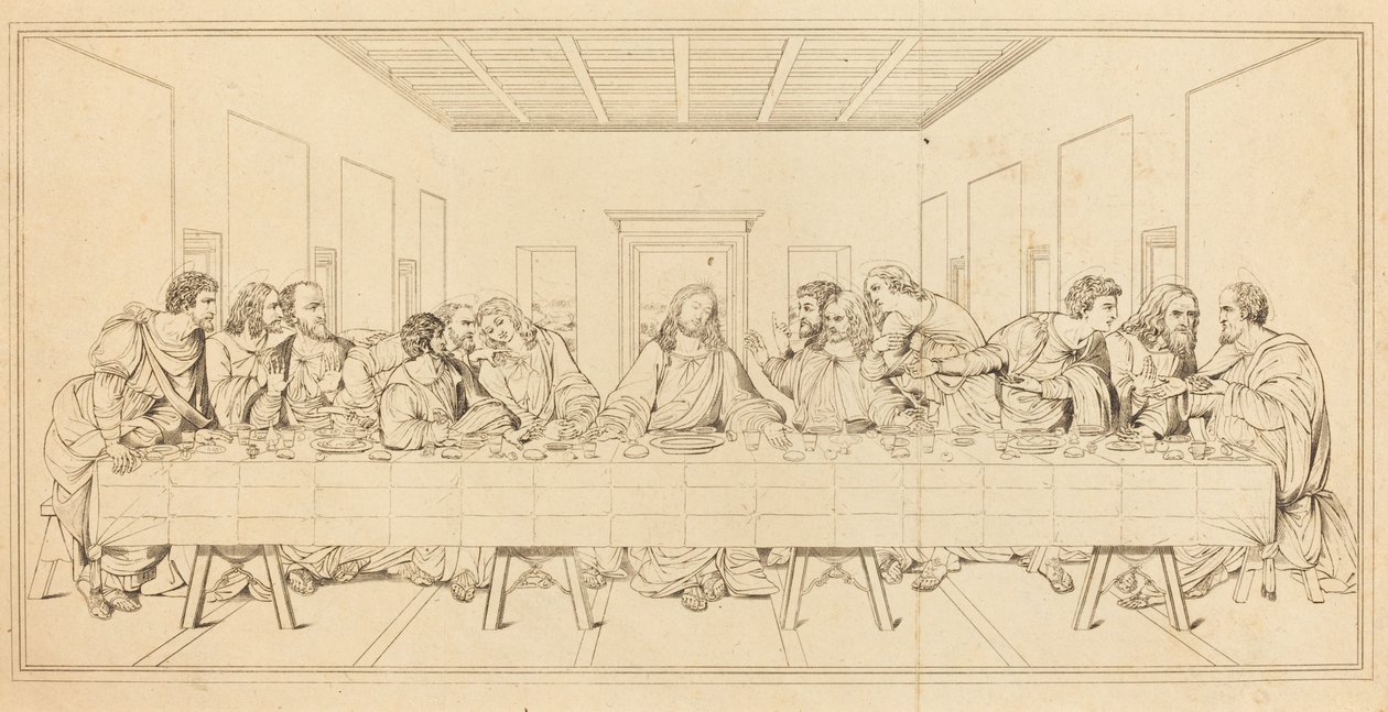 A última Ceia de after Leonardo da Vinci