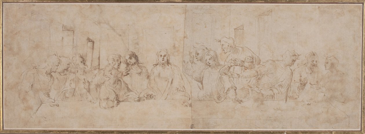 A última Ceia de after Leonardo da Vinci Vincenzo Tamagni
