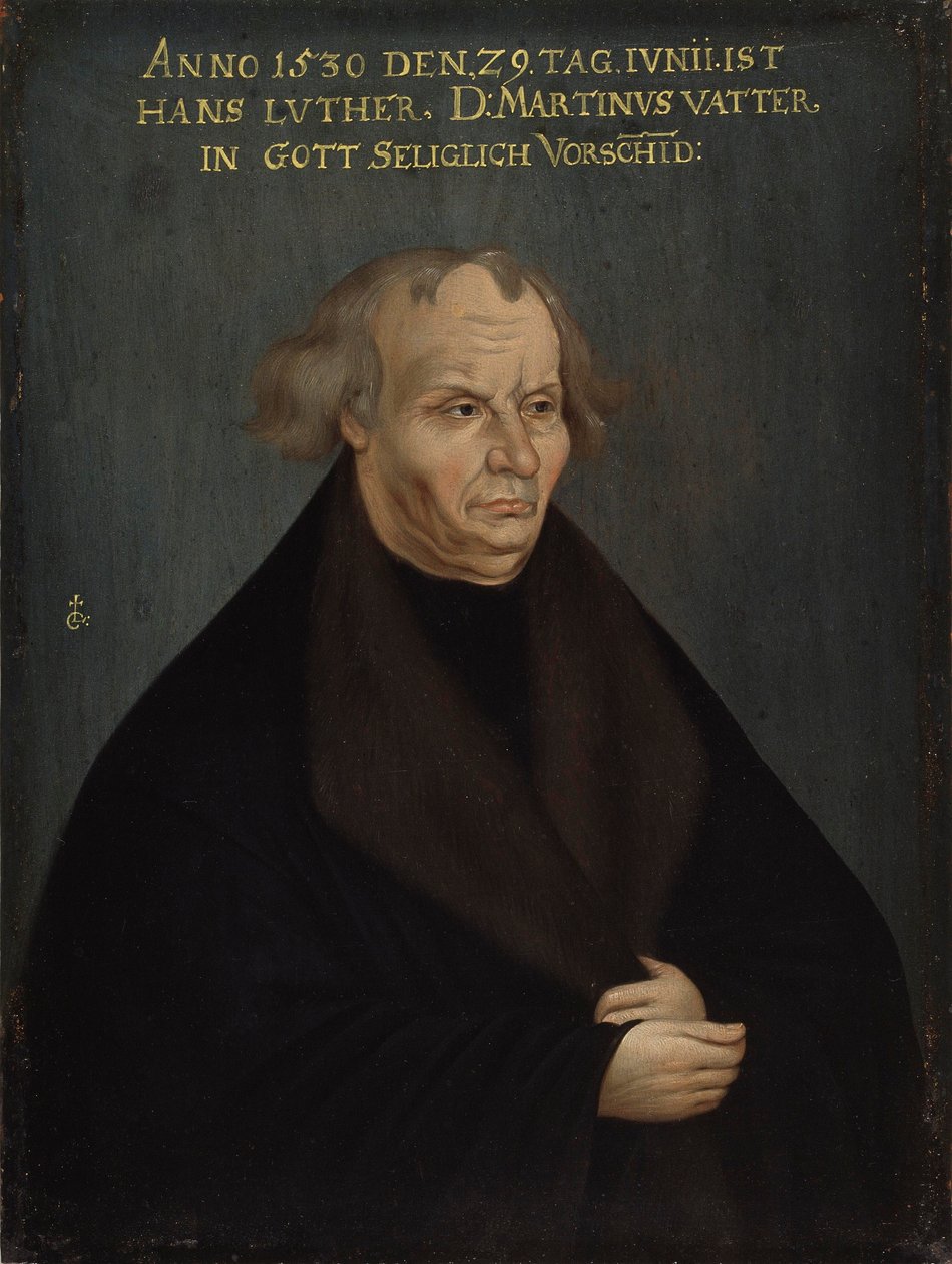 Retrato de Hans Luther, c.1700 de after Lucas Cranach the Elder