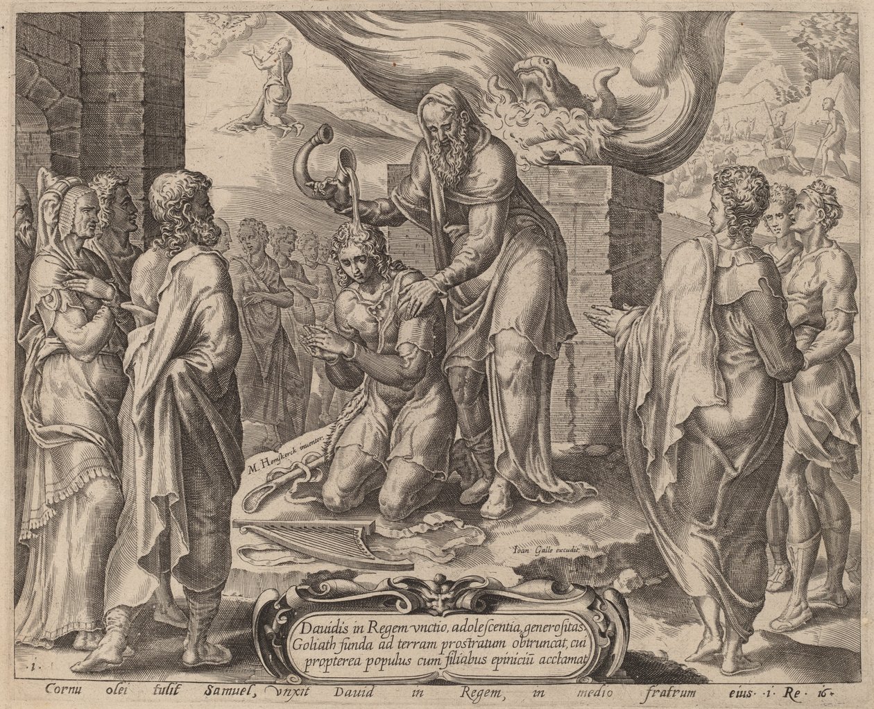 Samuel ungindo Davi de after Maerten van Heemskerck