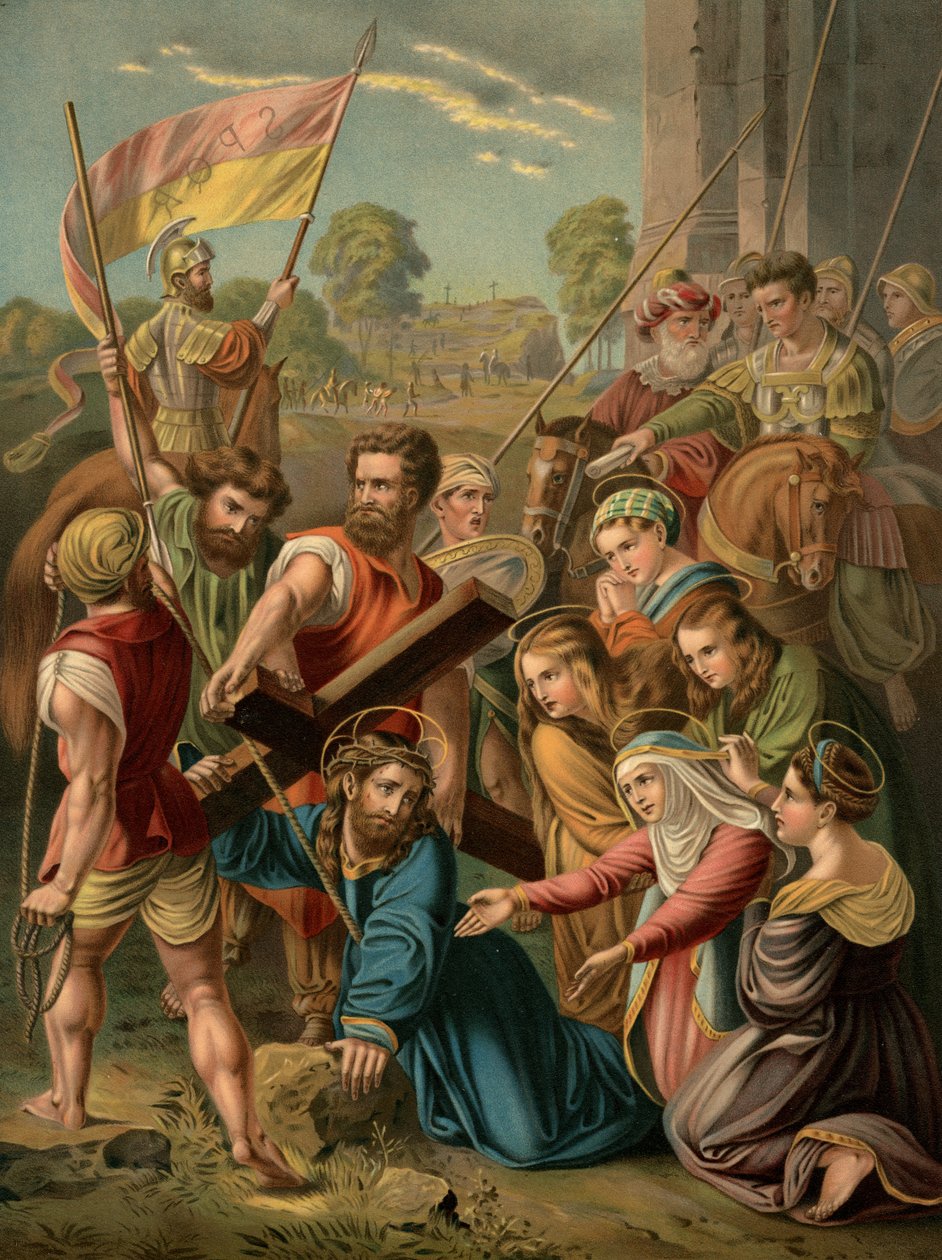Rolamento da Cruz de after Raphael