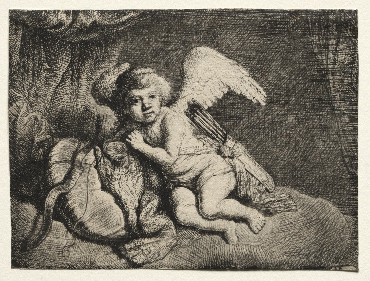 Cupido Descansando de after Rembrandt van Rijn
