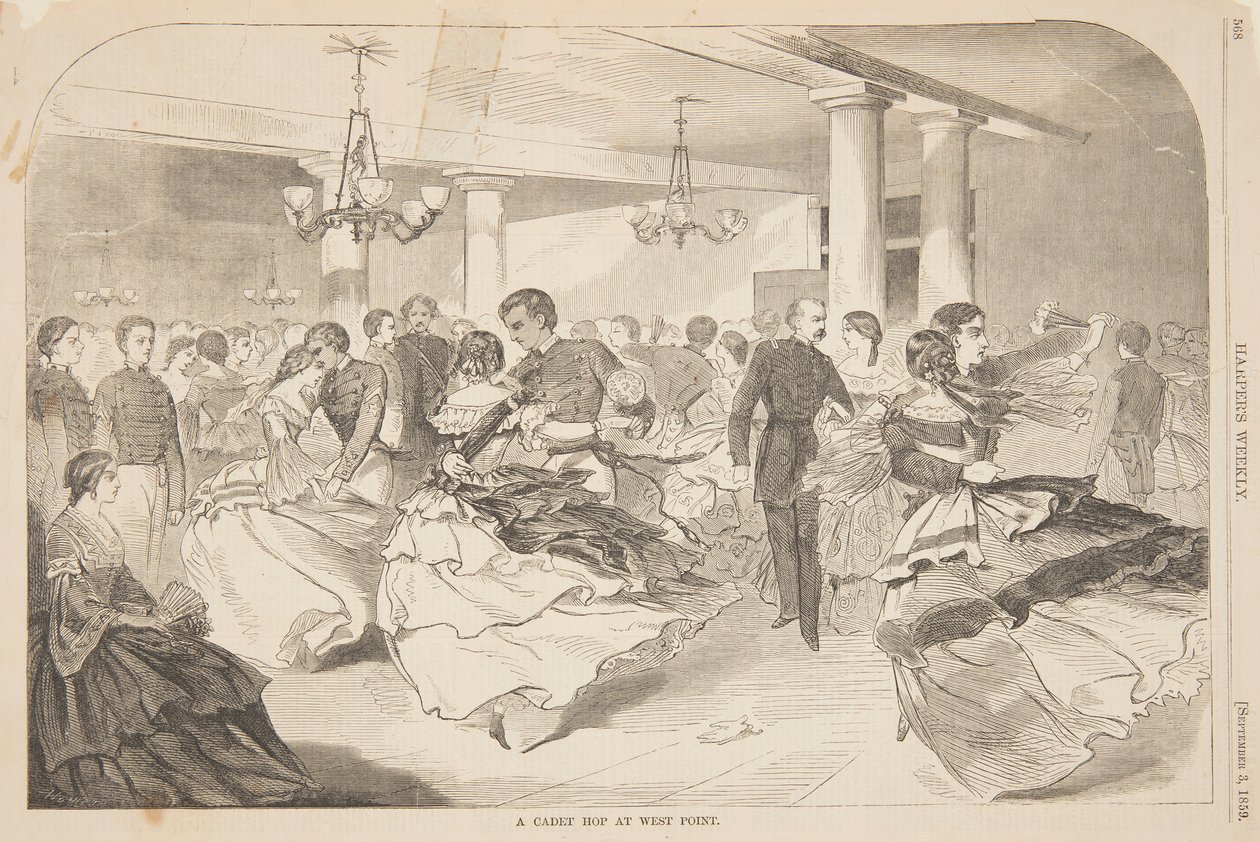 A Cadet Hop em West Point de after Winslow Homer