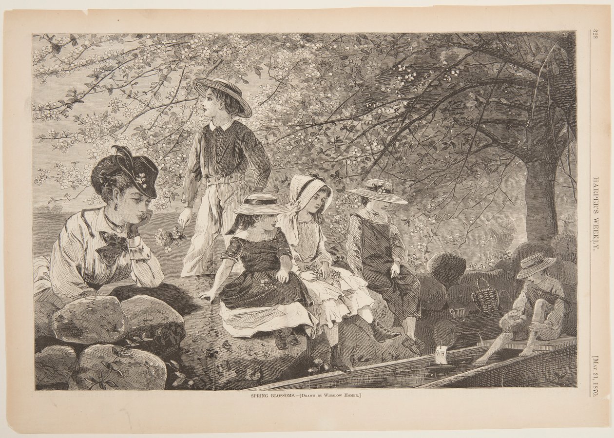 Flores da Primavera de after Winslow Homer