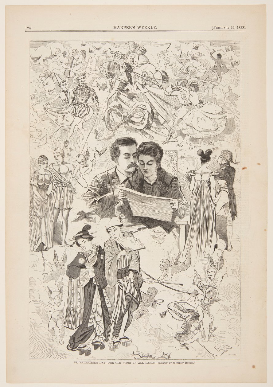 Dia de São Valentim – A velha história em todas as terras de Winslow Homer