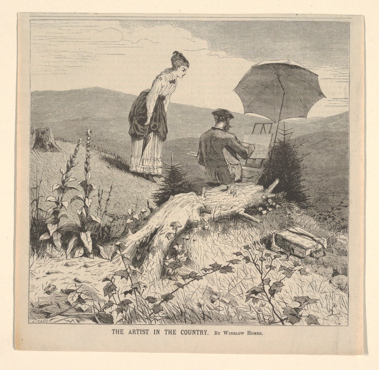 The Artist in the Country, de Appletons