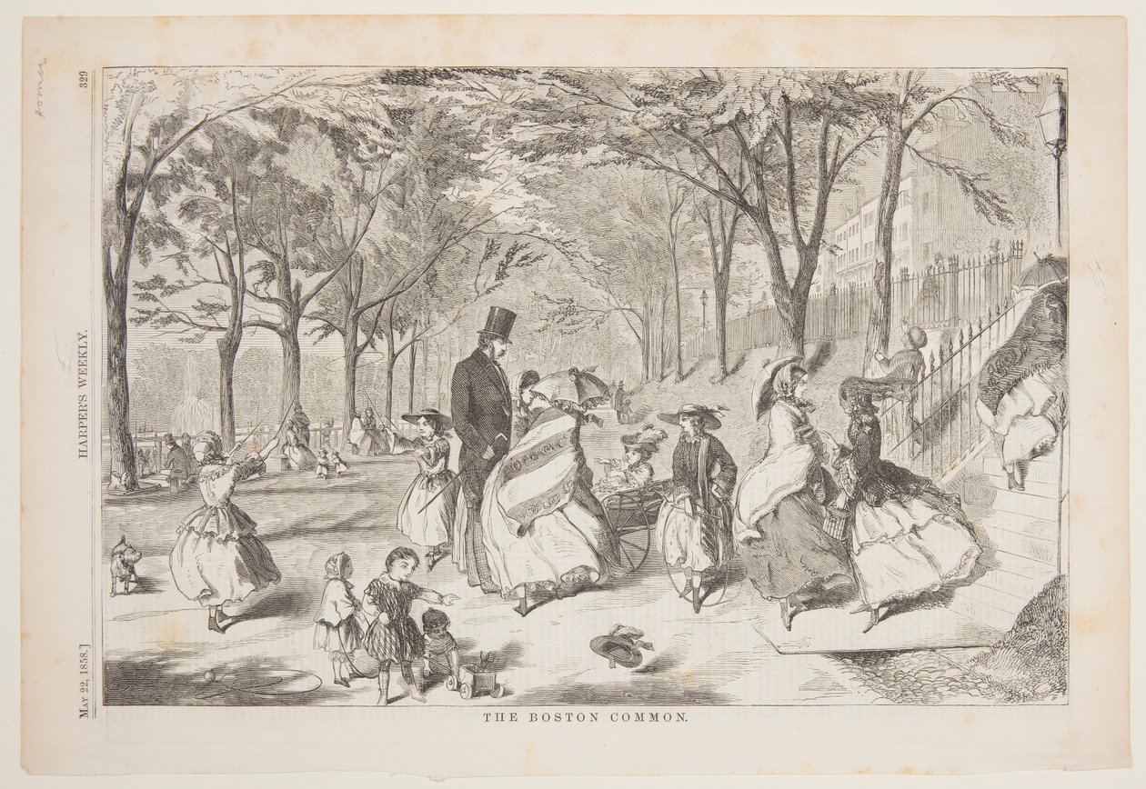 O Boston Common de after Winslow Homer
