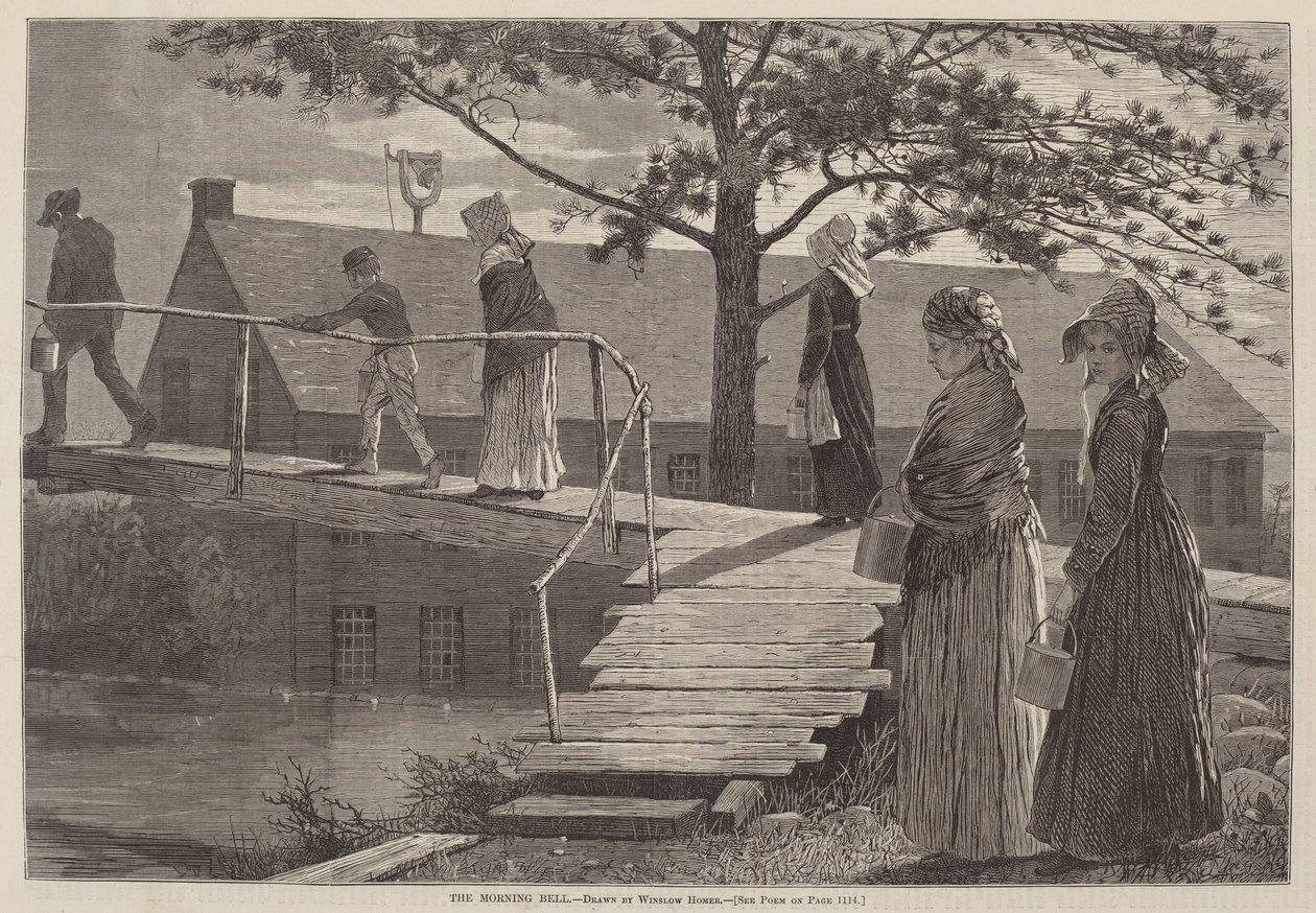 O sino da manhã de after Winslow Homer