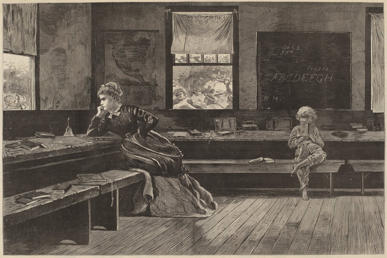 O recesso do meio-dia de after Winslow Homer