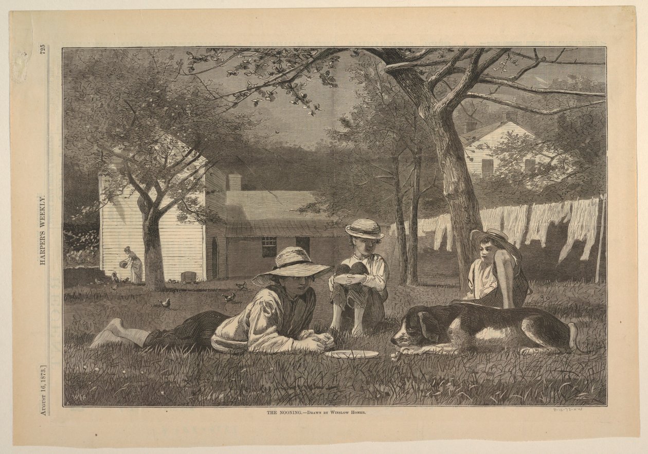 O meio-dia de after Winslow Homer
