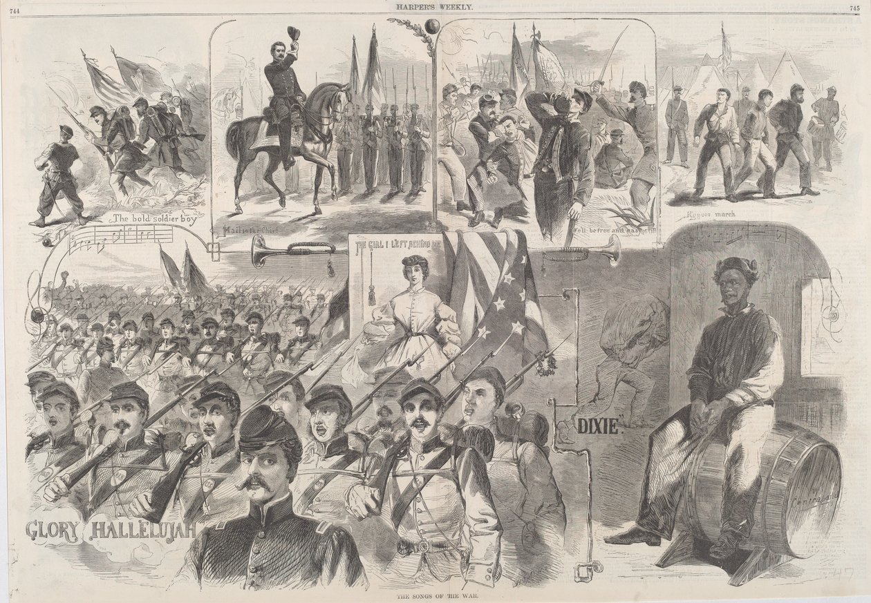 As canções de guerra de after Winslow Homer