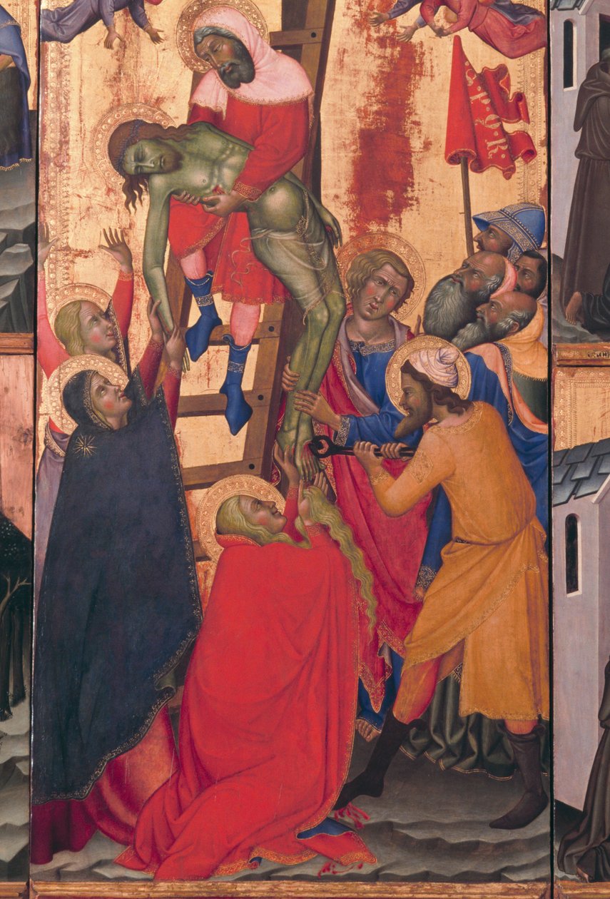 Deposição de Cristo da Cruz de also Manfredi de Battilori Bartolo di Fredi