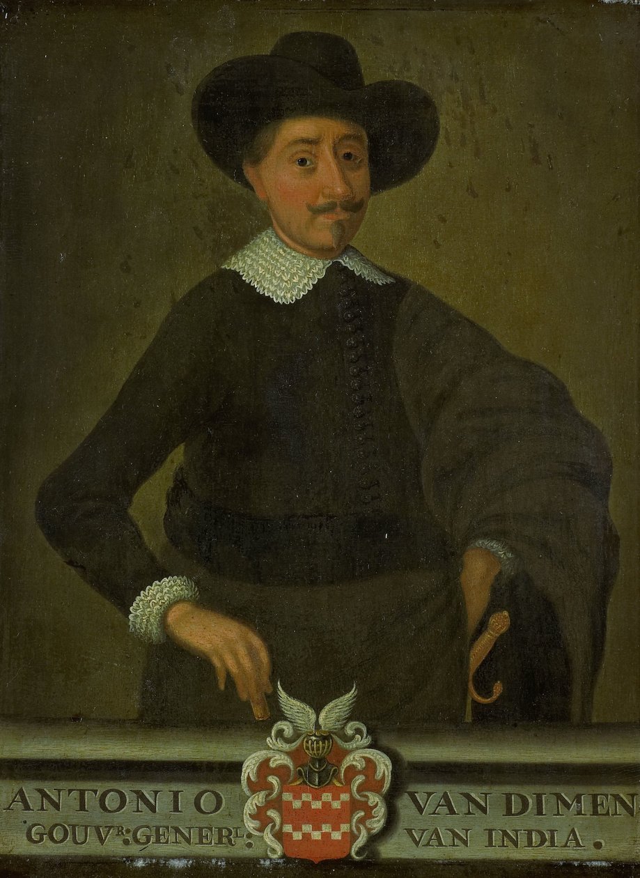 Retrato de Antonio van Diemen, Governador-Geral das Índias Orientais Holandesas de anonymous (copy after)