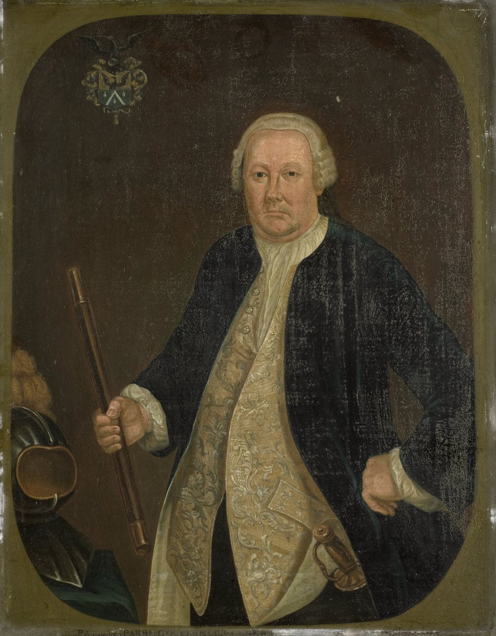 Retrato de Petrus Albertus van der Parra, Governador-Geral da Companhia Holandesa das Índias Orientais de anonymous (copy after)