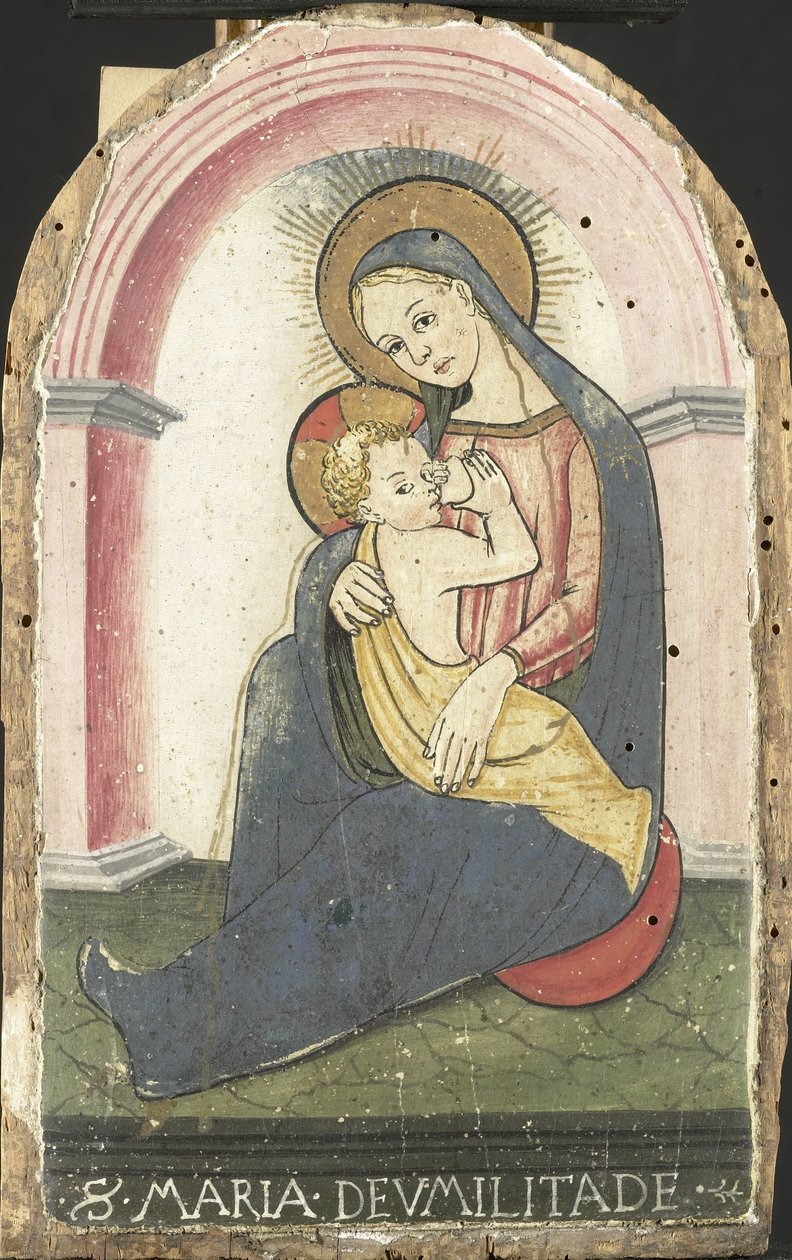 Madonna van de nederigheid
A Virgem da humildade de anonymous (falsification of)