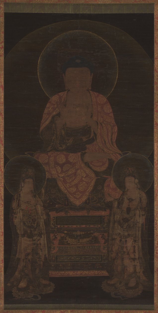 Tríade de Amitabha de anonymous 