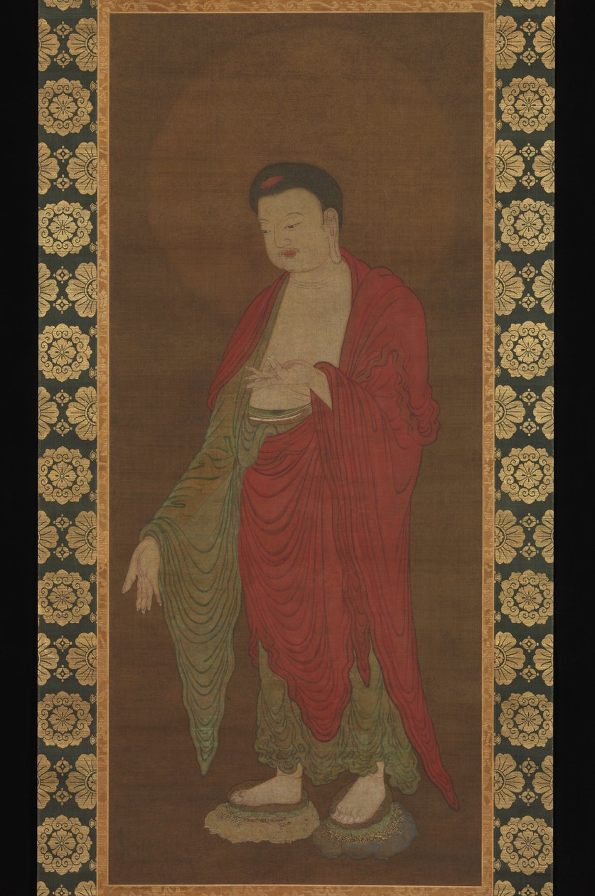 Buda Amitabha a descer da sua Terra Pura de anonymous 