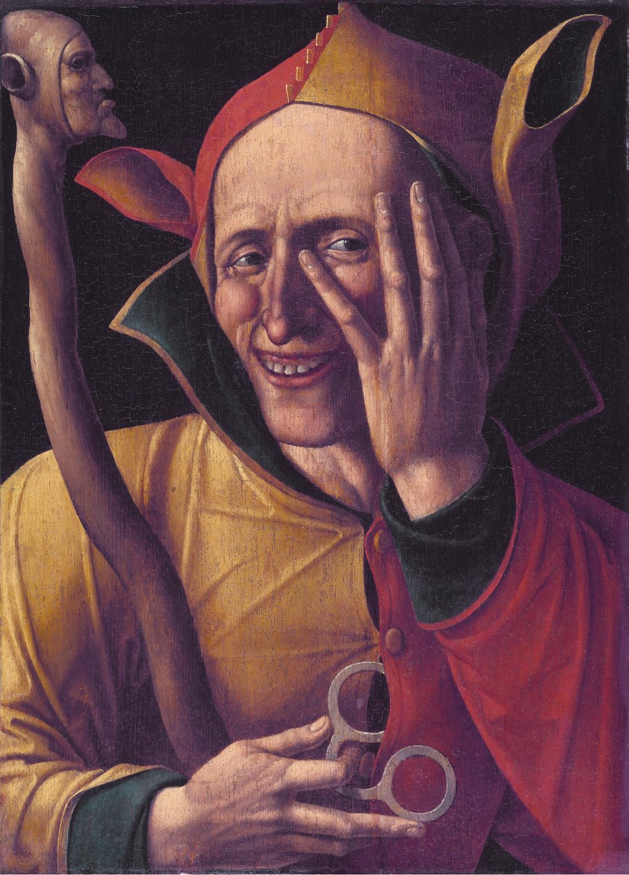 Holandês:  Lachende nar Laughing Jester de anonymous 