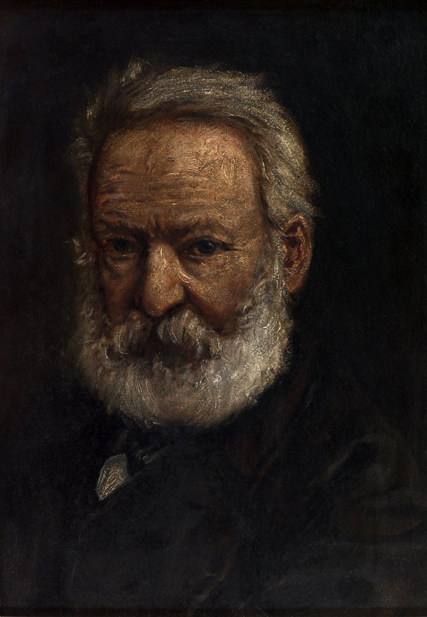 Francês:  Retrato de Victor Hugo de anonymous 