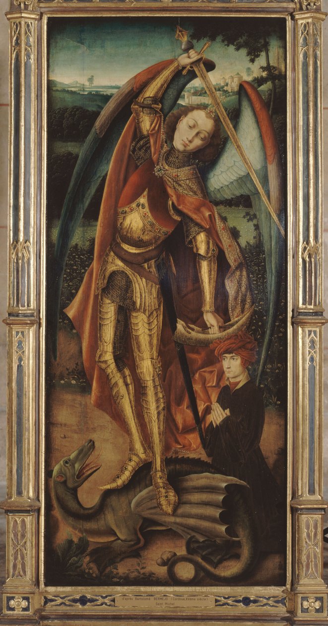 Francês: Saint Michel terrassant le dragon de anonymous 