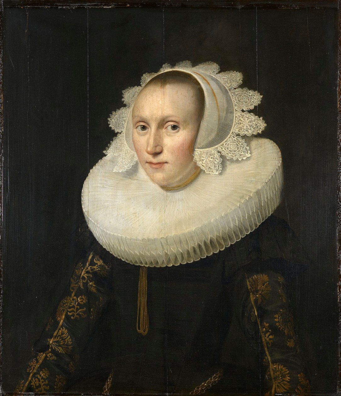 Retrato de uma jovem mulher de anonymous 
