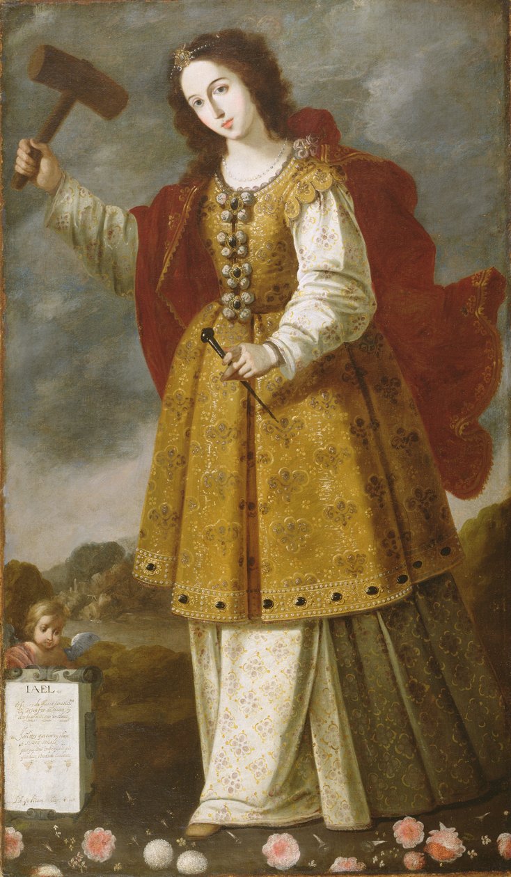 Jael, c.1650 (óleo sobre tela) de attr. to Bernab de Ayala