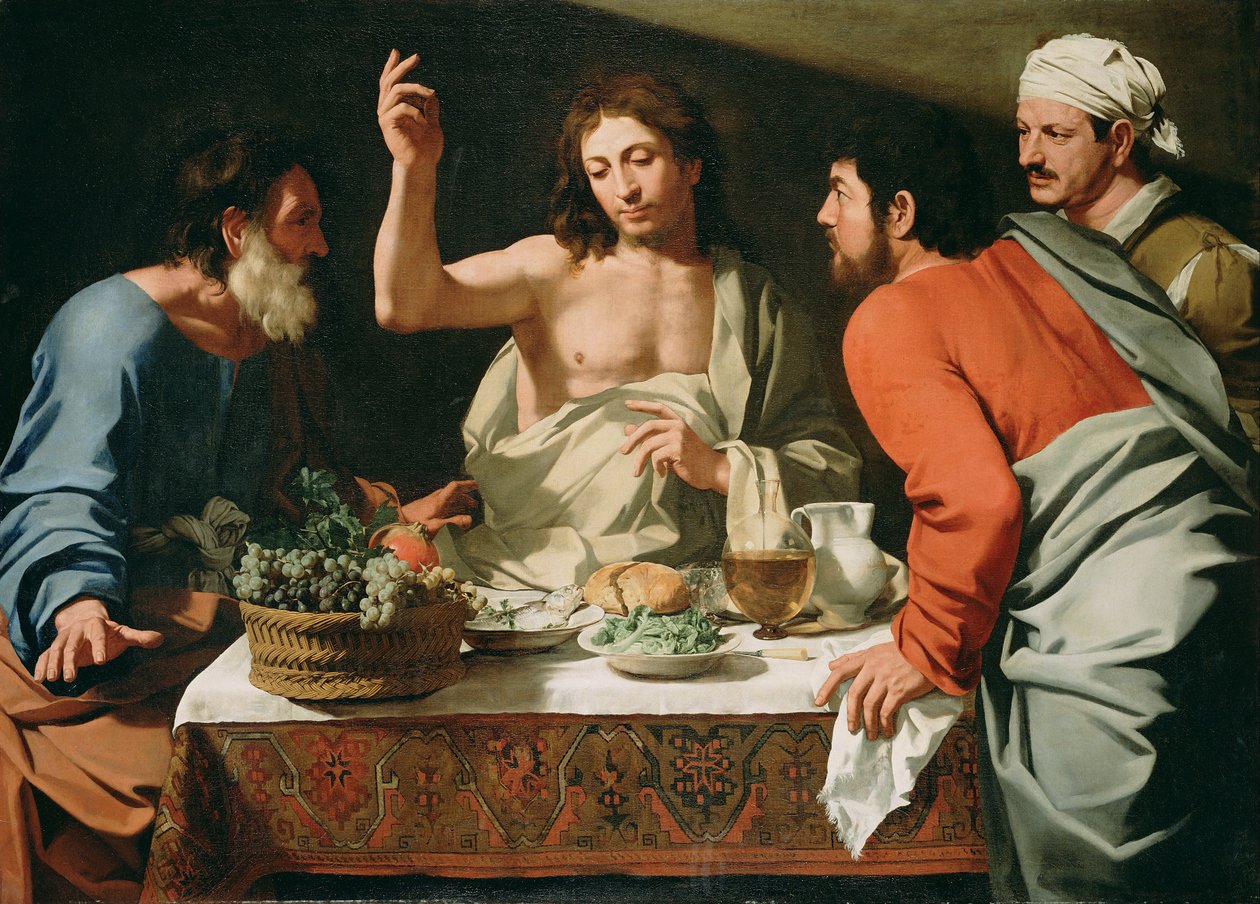 A ceia em Emaús de Bartolomeo Cavarozzi