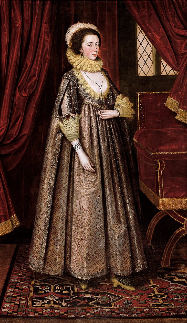 Magdalen Poultney, mais tarde Lady Aston de Marcus Garret Gheeraerts the Younger