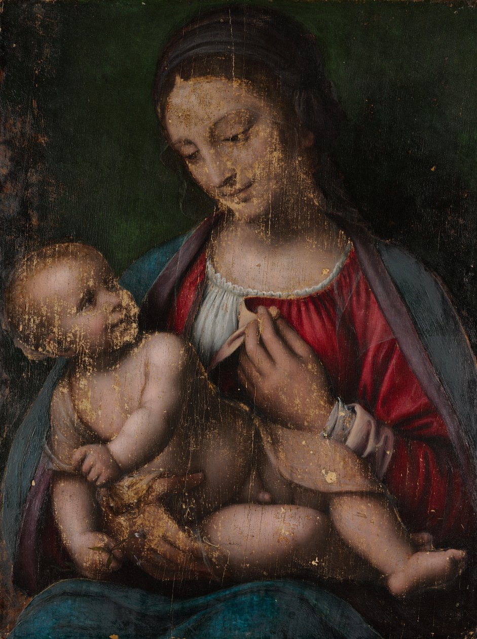 Virgem e o Menino de attributed to Bernardino Luini