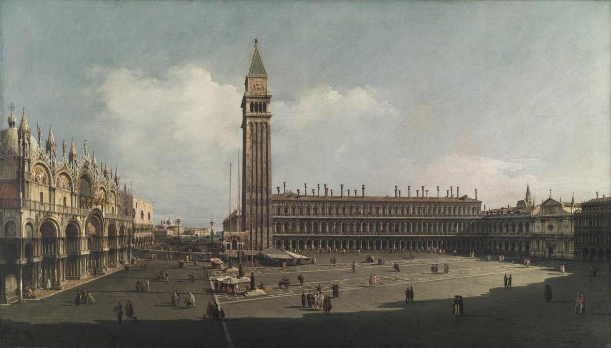 Praça San Marco, Veneza de attributed to Bernardo Bellotto