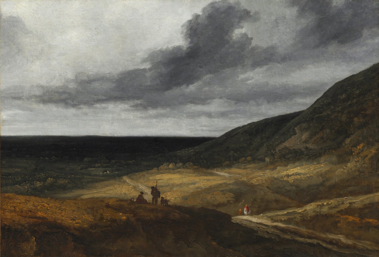 Paisagem perto de Paris de attributed to Georges Michel
